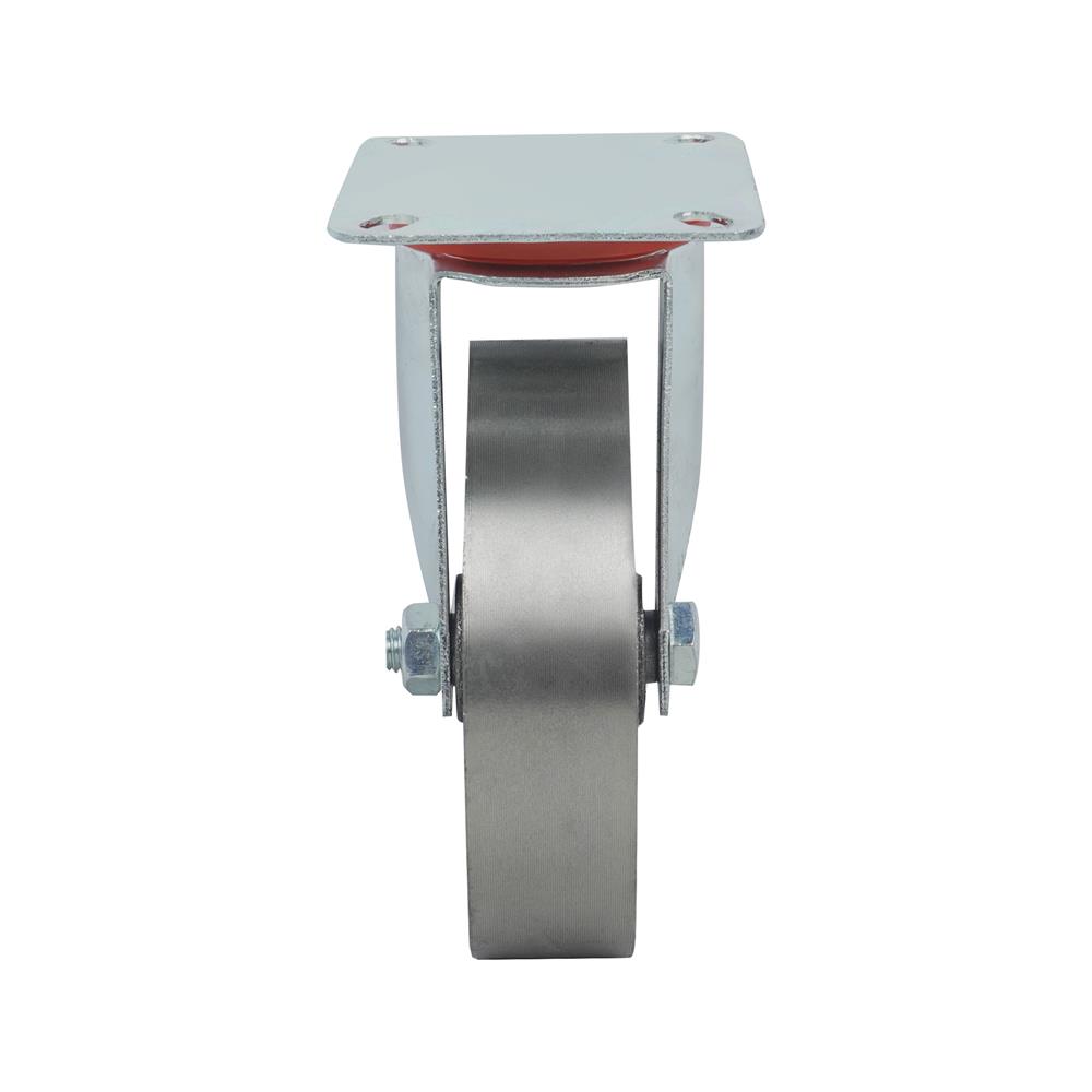 ลูกล้อเหล็ก DEXZON แป้นหมุน ไม่มีเบรก 5 นิ้ว สีเทา