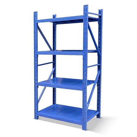 ชั้นวางของโล่ง 4 ชั้น EAZY TOOLS M107B สีน้ำเงิน