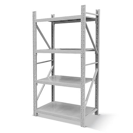 ชั้นวางของโล่ง 4 ชั้น EAZY TOOLS M107G สีเทา