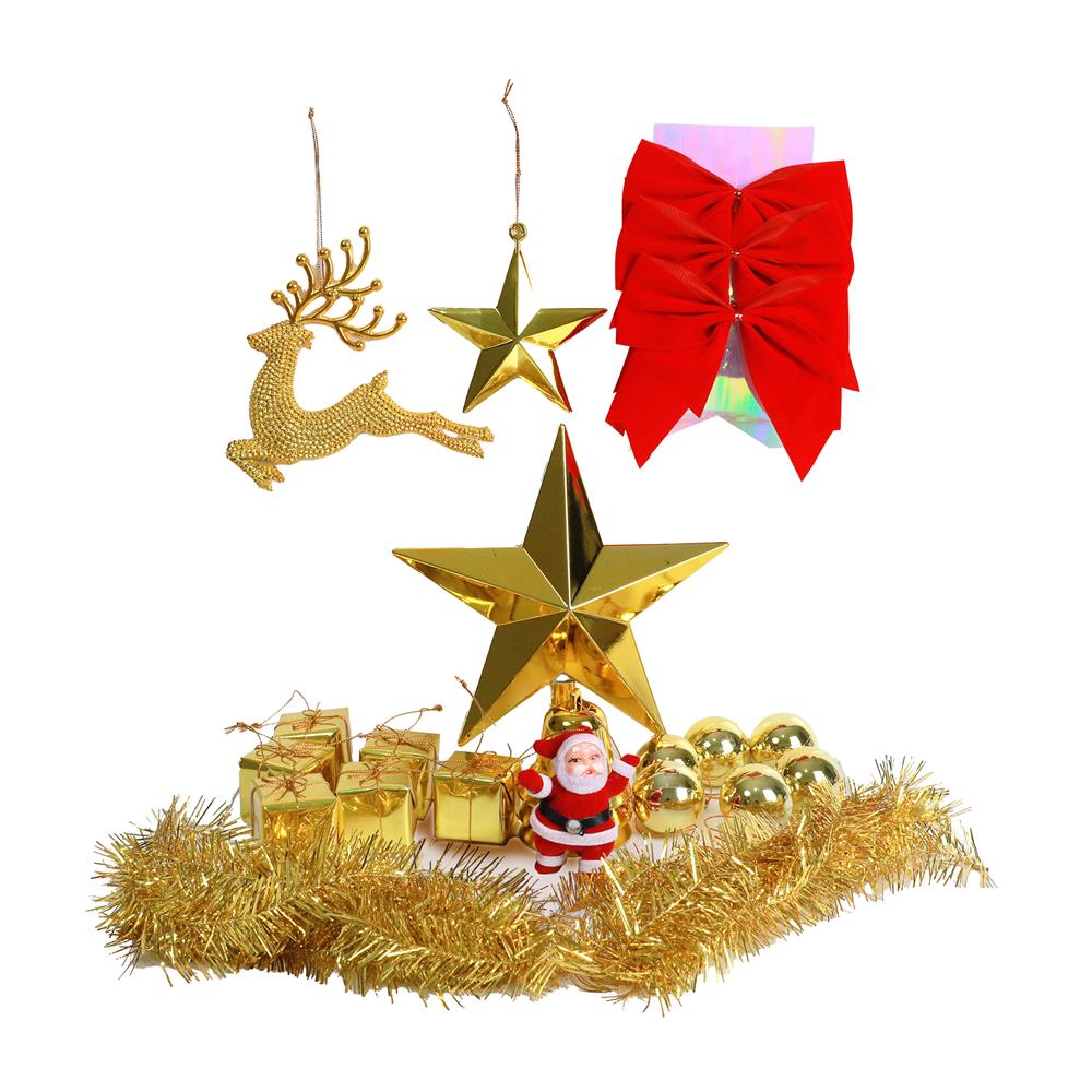 ชุดตกแต่งต้นคริสต์มาส SIAMXMAS สีทอง