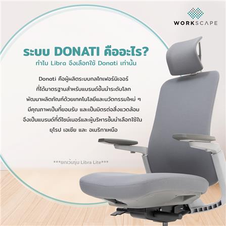 D.I.Y.เก้าอี้สุขภาพ WORKSCAPE LIBRA WCH-00002 สีเทา_6