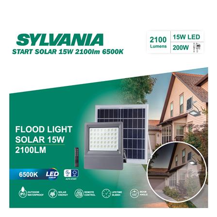 สปอตไลท์ SOLAR SYLVANIA START 15 วัตต์ DAYLIGHT สีเทา_5