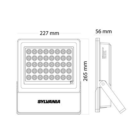 สปอตไลท์ SOLAR SYLVANIA START 15 วัตต์ DAYLIGHT สีเทา_6