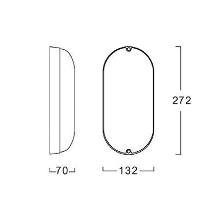 ไฟผนังภายนอก LED LUMAX 65-A0447 20 วัตต์ DAYLIGHT/COOL WHITE/WARM WHITE สีขาว_6