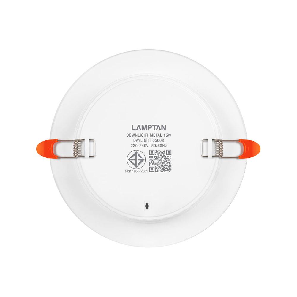 ดาวน์ไลท์ LED LAMPTAN METAL 5.75 นิ้ว 15 วัตต์ DAYLIGHT สีขาว