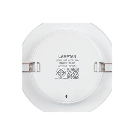 ดาวน์ไลท์ LED LAMPTAN METAL 5.75 นิ้ว 15 วัตต์ DAYLIGHT สีขาว_5