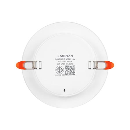 ดาวน์ไลท์ LED LAMPTAN METAL 5.75 นิ้ว 15 วัตต์ DAYLIGHT สีขาว_2