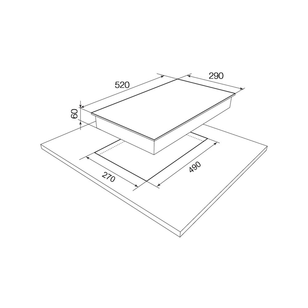 เตาฝังอินดักชั่น MEX VSB532 30 ซม.