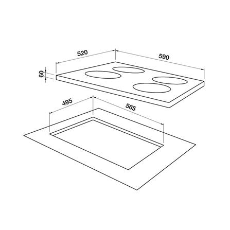 เตาฝังอินดักชั่น HAFELE LONGBOTTOM 60 ซม._4