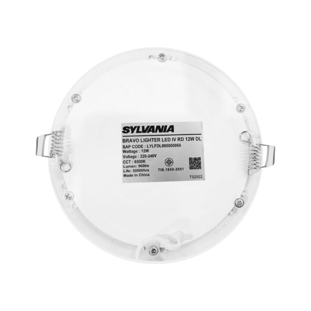 ดาวน์ไลท์ LED SYLVANIA BRAVO LIGHTER 6 นิ้ว 12 วัตต์ DAYLIGHT สีขาว