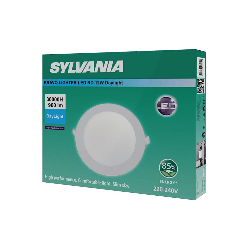 ดาวน์ไลท์ LED SYLVANIA BRAVO LIGHTER 6 นิ้ว 12 วัตต์ DAYLIGHT สีขาว