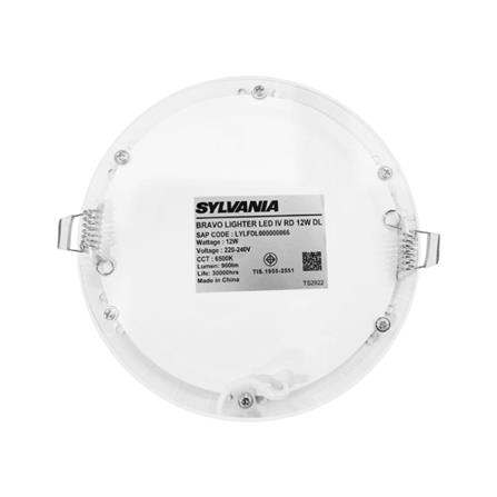 ดาวน์ไลท์ LED SYLVANIA BRAVO LIGHTER 6 นิ้ว 12 วัตต์ DAYLIGHT สีขาว_2