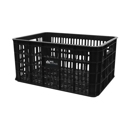 ลังพลาสติก ME LIVING DD 50x35.5x24 ซม. สีดำ