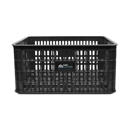 ลังพลาสติก ME LIVING DD 50x35.5x24 ซม. สีดำ_1