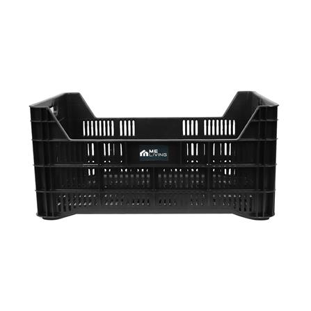 ลังพลาสติก ME LIVING 60.5X40X24.5 ซม. สีดำ_1