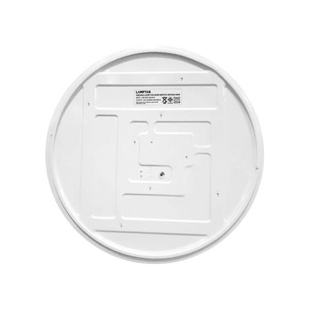 ไฟเพดาน LED LAMPTAN BOTAN 19 นิ้ว 50 วัตต์ DAYLIGHT/COOL WHITE/WARM WHITE สีขาว_2