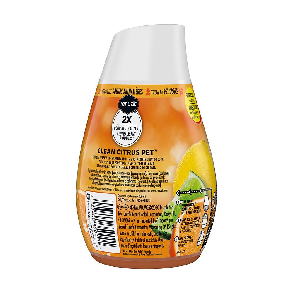 เจลปรับอากาศ RENUZIT 198 กรัม CLEAN CITRUS PET