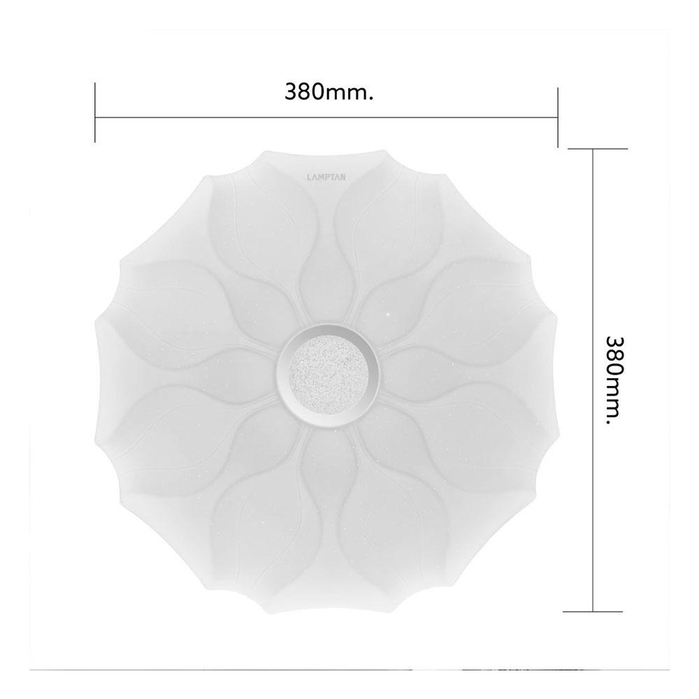 ไฟเพดาน LED LAMPTAN BOTAN 15 นิ้ว 36 วัตต์ DAYLIGHT/COOL WHITE/WARM WHITE สีขาว