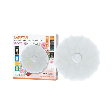 ไฟเพดาน LED LAMPTAN BOTAN 15 นิ้ว 36 วัตต์ DAYLIGHT/COOL WHITE/WARM WHITE สีขาว_3