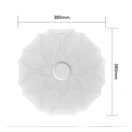 ไฟเพดาน LED LAMPTAN BOTAN 15 นิ้ว 36 วัตต์ DAYLIGHT/COOL WHITE/WARM WHITE สีขาว_5