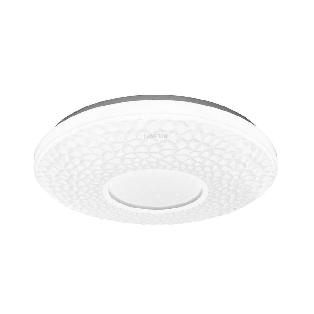 ไฟเพดาน LED LAMPTAN GLITTER 15 นิ้ว 36 วัตต์ DAYLIGHT/COOL WHITE/WARM WHITE สีขาว