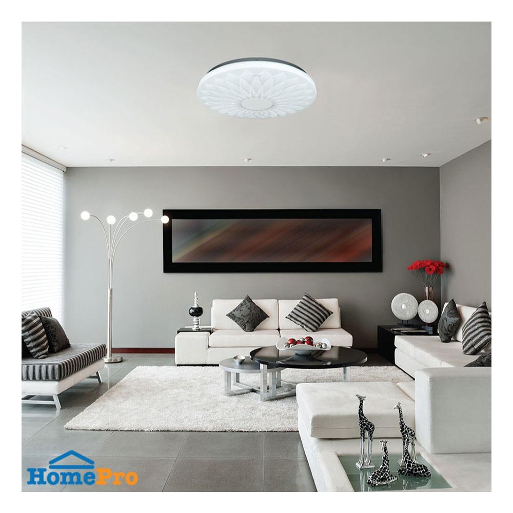 ไฟเพดาน LED LAMPTAN HANA 19 นิ้ว 50 วัตต์ DAYLIGHT/COOL WHITE/WARM WHITE สีขาว