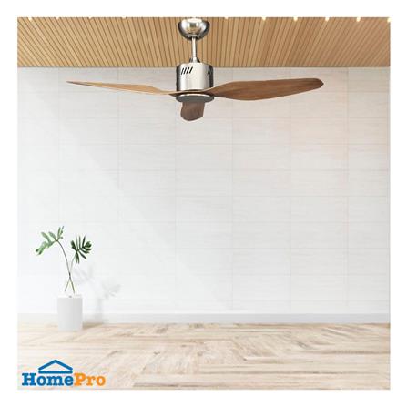 พัดลมไม่มีโคมไฟ WINFAVOUR TC60 46 นิ้ว สีน้ำตาล/เงิน_2