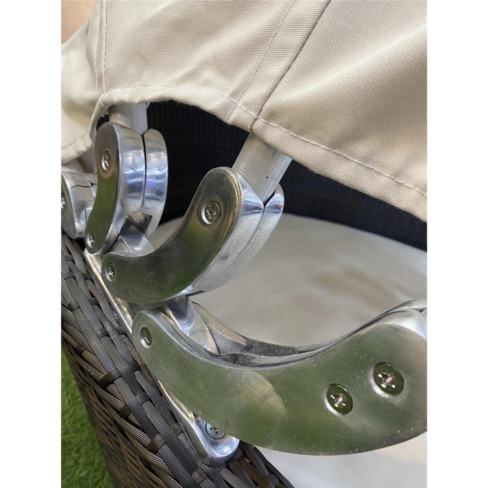 เตียงพักผ่อน IVY DB001 TROPICAL 2 DAYBED สีน้ำตาลเข้ม