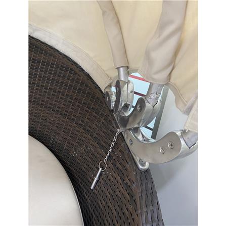 เตียงพักผ่อน IVY DB001 TROPICAL 2 DAYBED สีน้ำตาลเข้ม_3