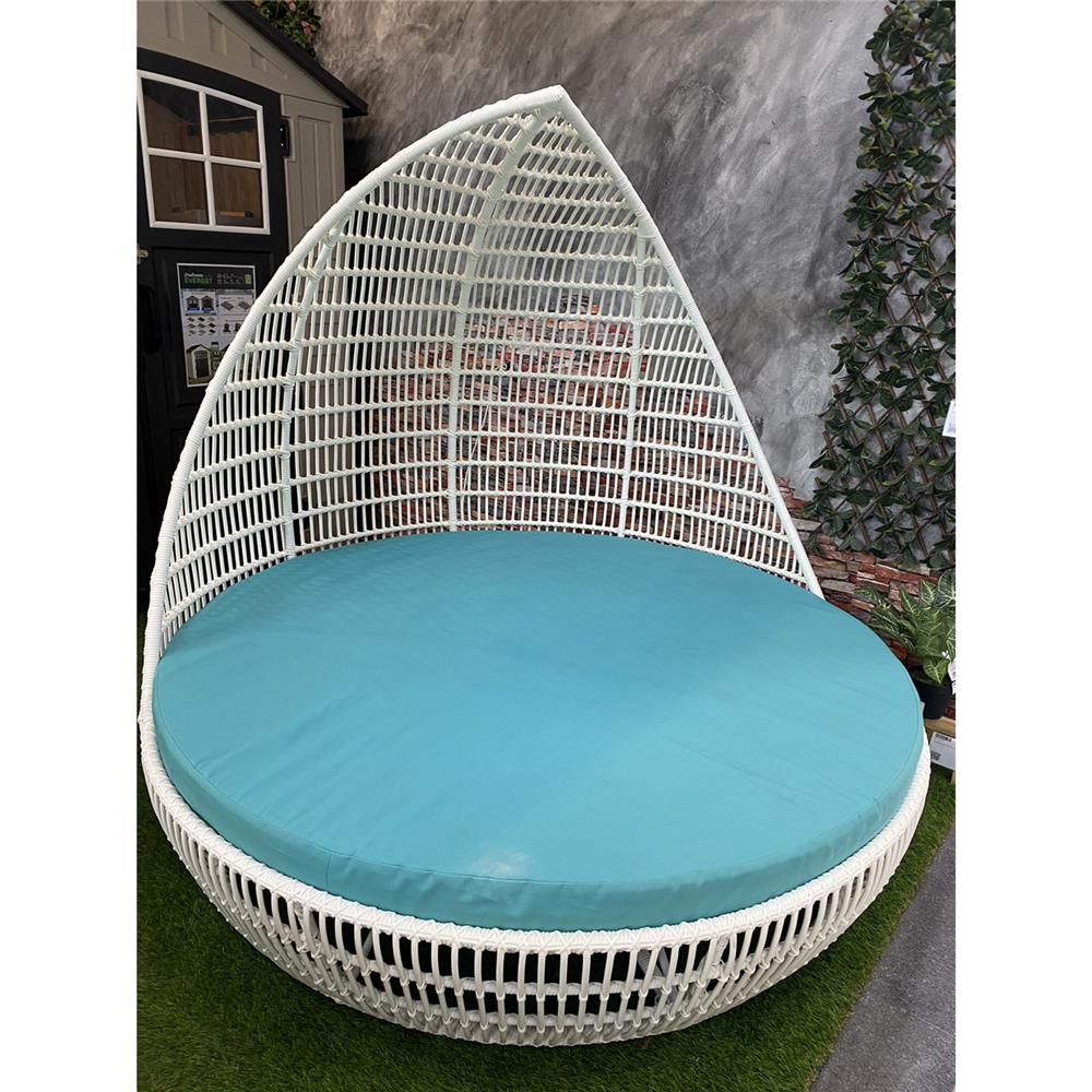 เตียงพักผ่อน IVY DB022 CURVE DAYBED สีขาว