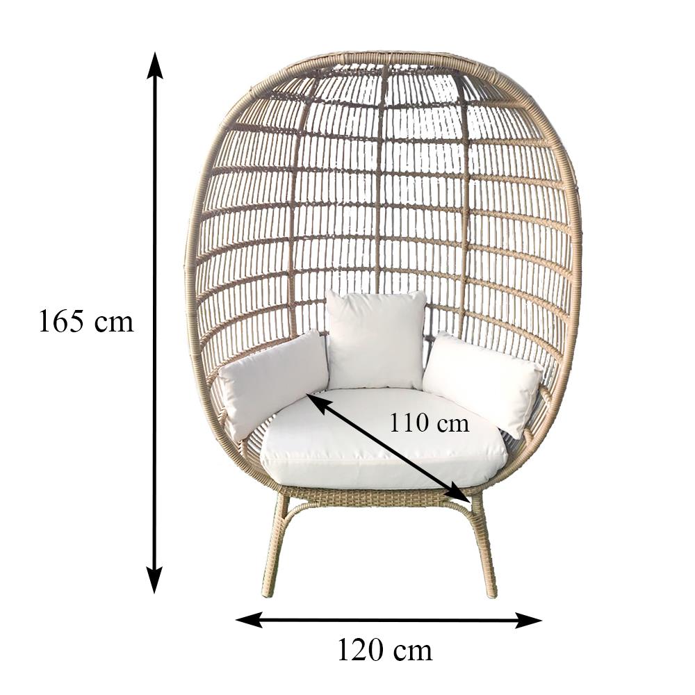 เก้าอี้พักผ่อน IVY DB033 EASTER สีน้ำตาล