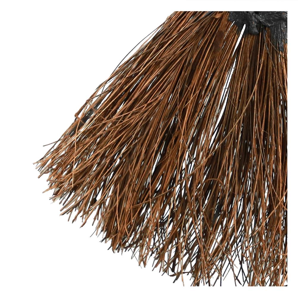 ไม้กวาดหยากไย้ใยตาล ด้ามไม้ไผ่ ACCO 2.70 เมตร สีธรรมชาติ