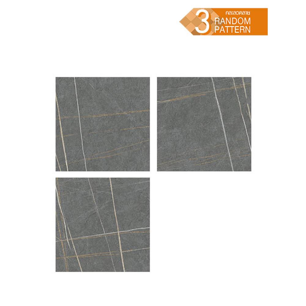 กระเบื้องพื้นพอร์ซเลน  16x16 นิ้ว COTTO ซอนย่า กริจิโอ (HYG) เทา ExC PM 0.96M2