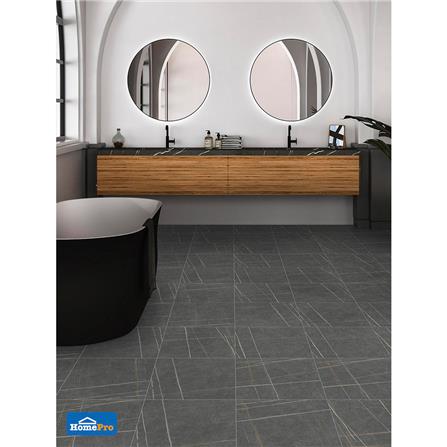 กระเบื้องพื้นพอร์ซเลน  16x16 นิ้ว COTTO ซอนย่า กริจิโอ (HYG) เทา ExC PM 0.96M2_4