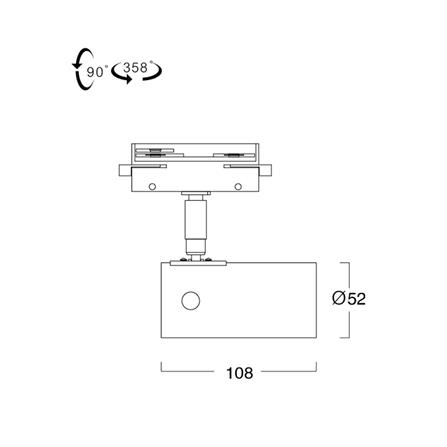 แทรคไลท์ ติดราง E27 LUMAX ETRP สีขาว_3