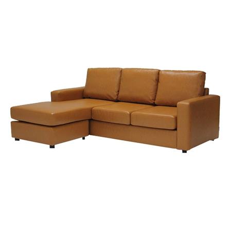 โซฟาเข้ามุม KONCEPT ZETTE-3 สีน้ำตาลอ่อน_2
