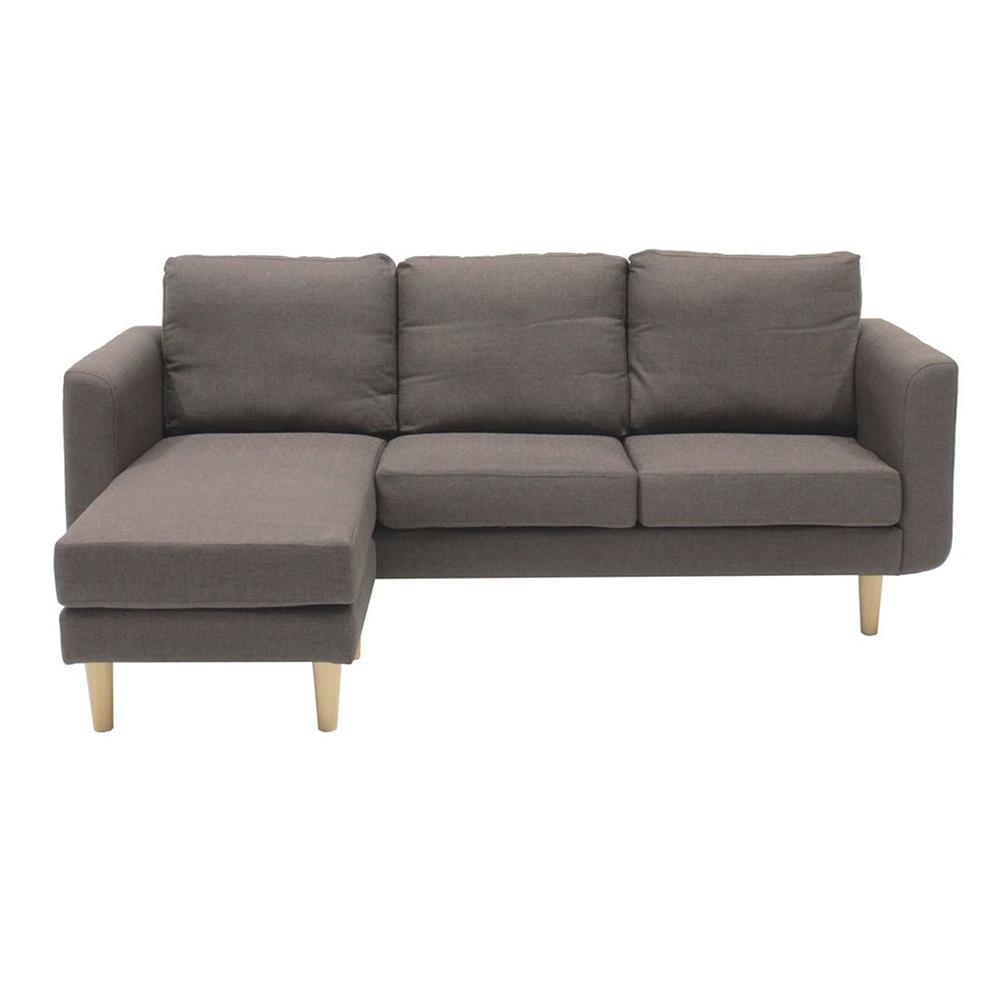 โซฟาเข้ามุม KONCEPT ANSEN สีน้ำตาล