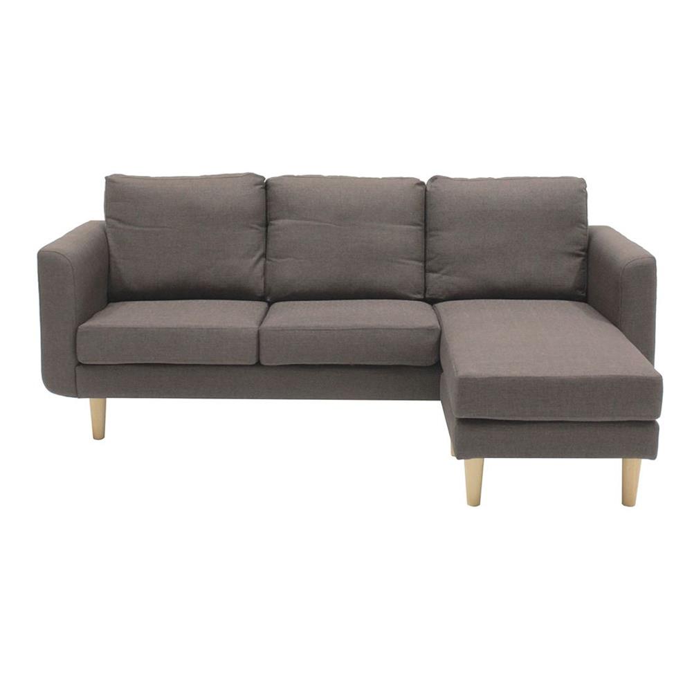 โซฟาเข้ามุม KONCEPT ANSEN สีน้ำตาล