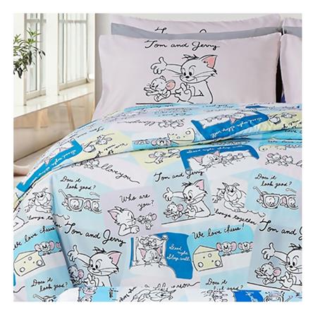 ชุดผ้าปูที่นอน 5 ฟุต 6 ชิ้น PREMIER SATIN TOM AND JERRY PM003_1