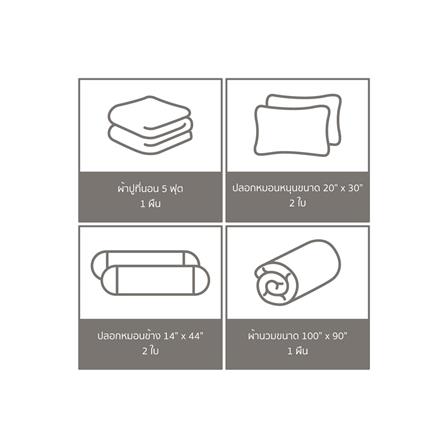 ชุดผ้าปูที่นอน 5 ฟุต 6 ชิ้น PREMIER SATIN BARBIE PM001_5