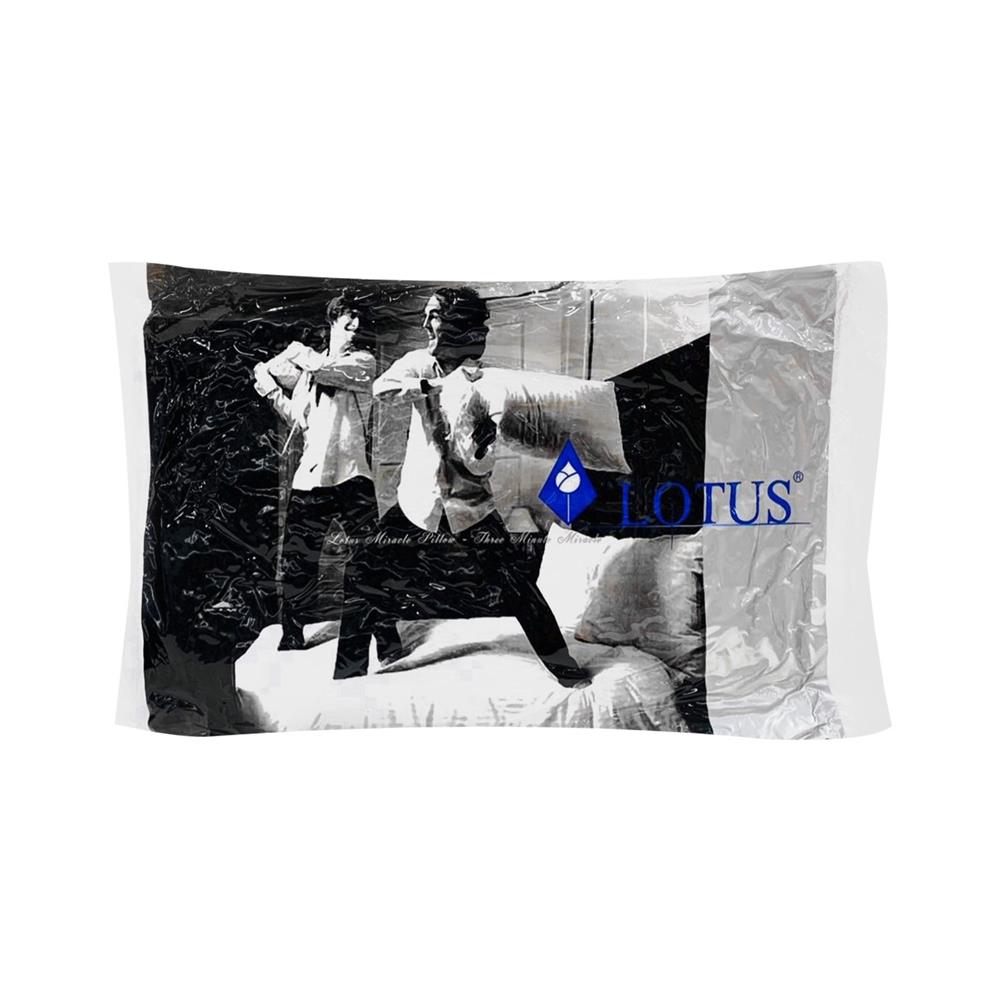 หมอนหนุนสุญญากาศ LOTUS 20x30 นิ้ว สีขาว