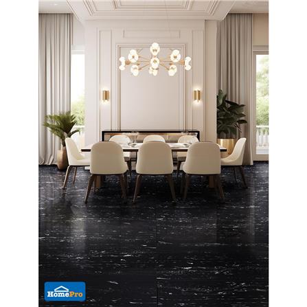 กระเบื้องพื้นพอร์ซเลน 80x160 ซม. TARA นิกโคร มาเบิ้ล ดำ 2.56 ตร.ม._2