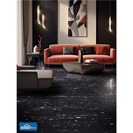 กระเบื้องพื้นพอร์ซเลน 80x160 ซม. TARA นิกโคร มาเบิ้ล ดำ 2.56 ตร.ม._4