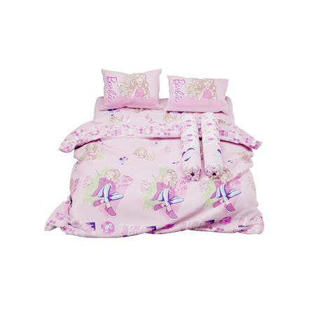ชุดผ้าปูที่นอน 5 ฟุต 6 ชิ้น PREMIER SATIN BARBIE PM002_2