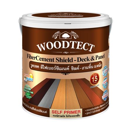 สีทาไม้ฝาไฟเบอร์ซีเมนต์ WOODTECT FN-111 สี COZY BEACH เงา 1 แกลลอน