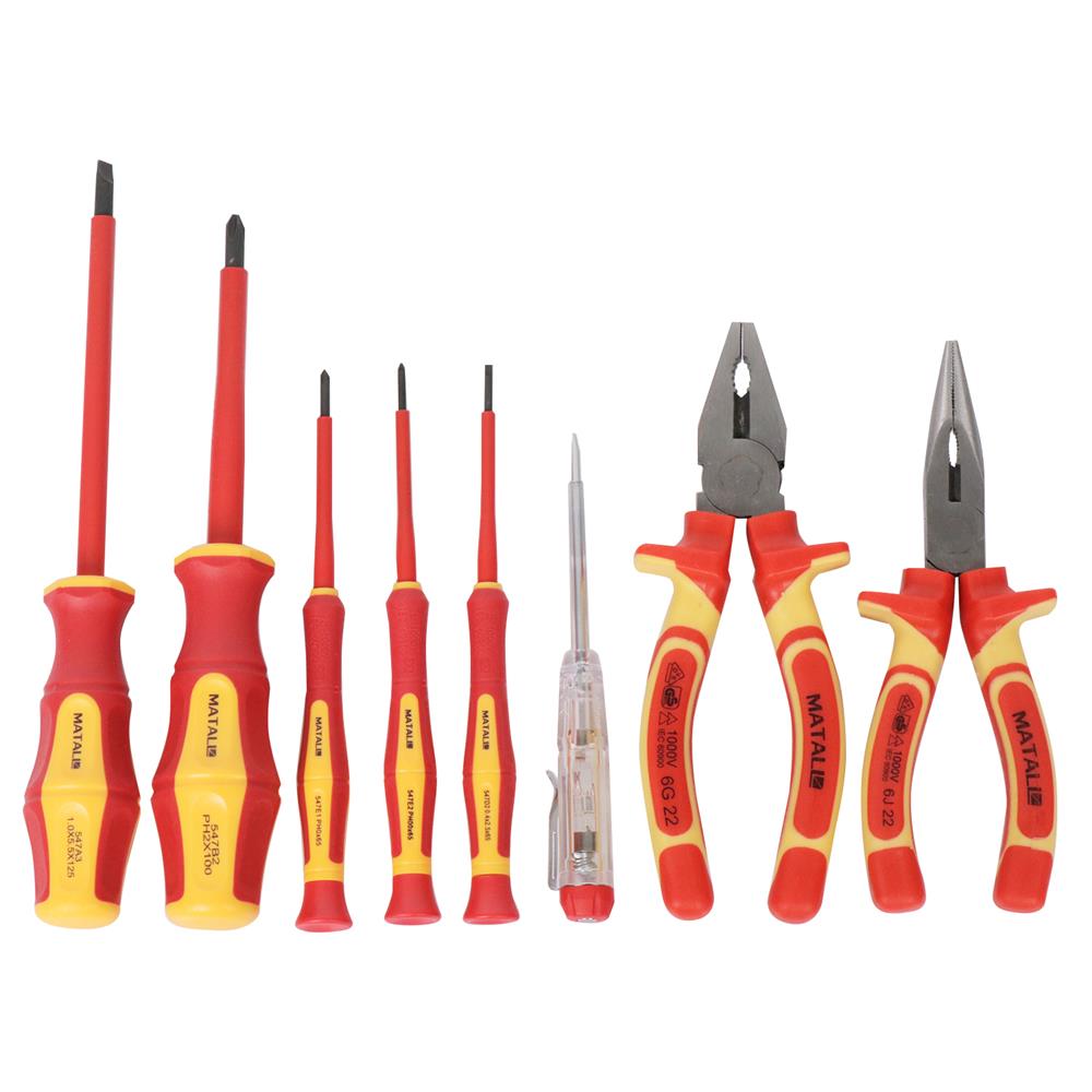 ชุดไขควงกันไฟ MATALL VDE547608 8 ชิ้น