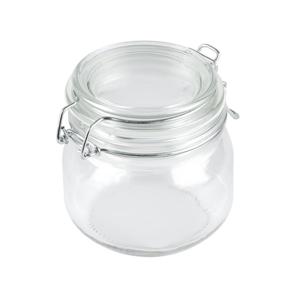 ขวดโหลแก้วฝาสปริง KECH CLEAR 0.6 ลิตร