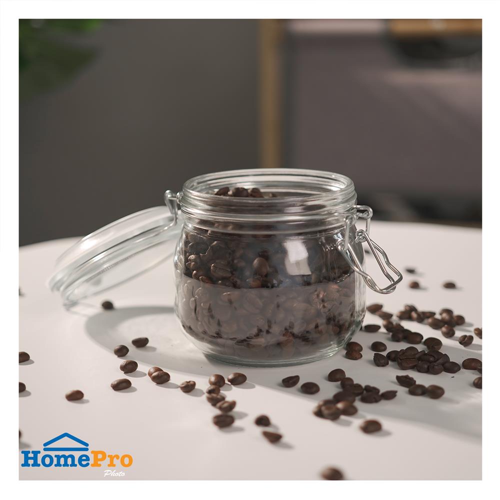 ขวดโหลแก้วฝาสปริง KECH CLEAR 0.6 ลิตร