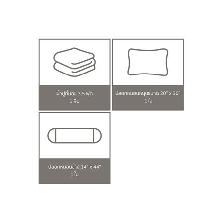 ชุดผ้าปูที่นอน 3.5 ฟุต 3 ชิ้น PREMIER SATIN DORAMI PM004_5