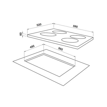 เตาฝังอินดักชั่น HAFELE CROUCH 60 ซม._4